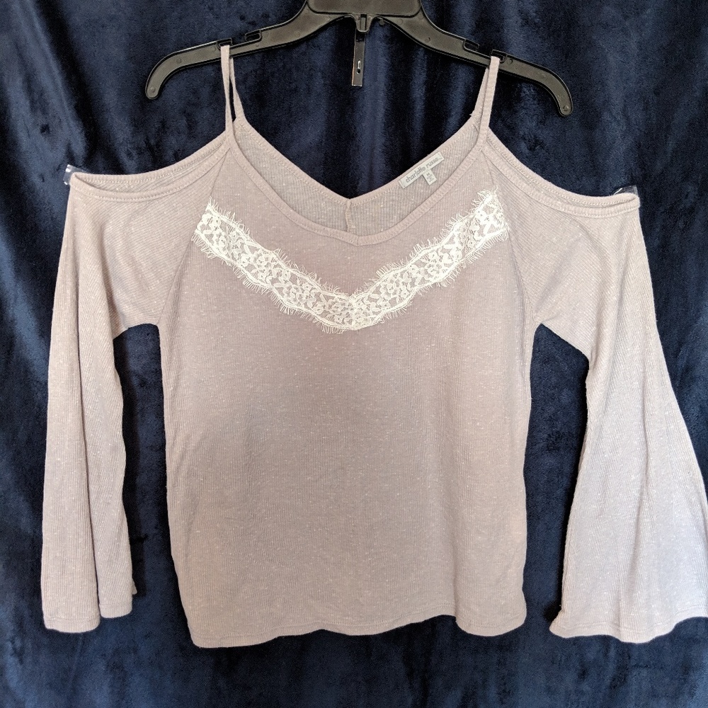 Cold shoulder long sleeve